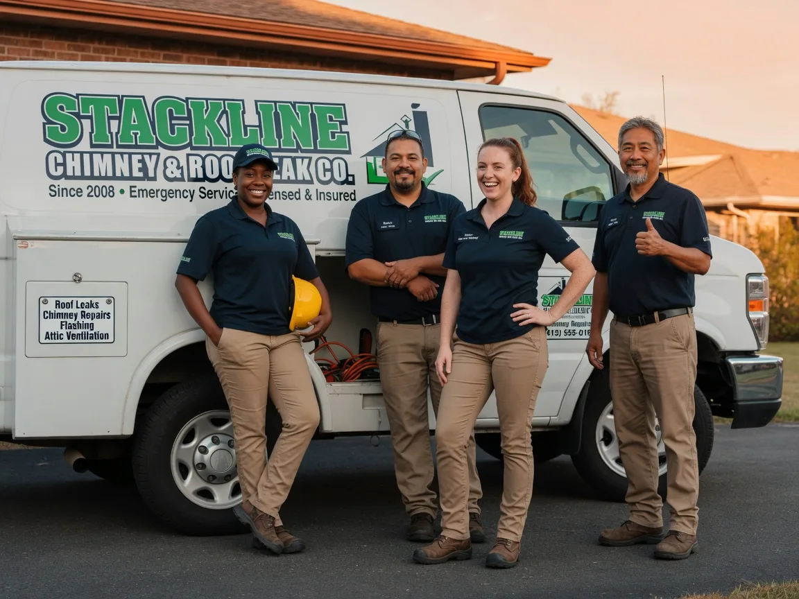 Chimney flashing repair company in Millville, PA